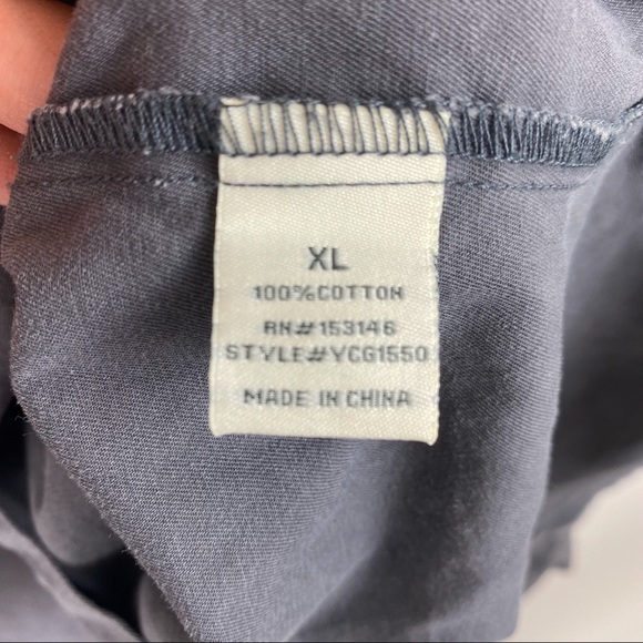 XL Good Luck Gem Gray Button-Down Shirt - Picture 6 of 7